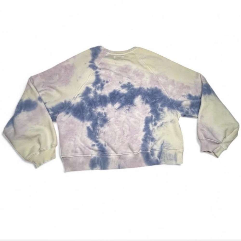 American Eagle Blue/Purple/Yellow Tie-dye Sweatshirt, L - Picture 2 of 5
